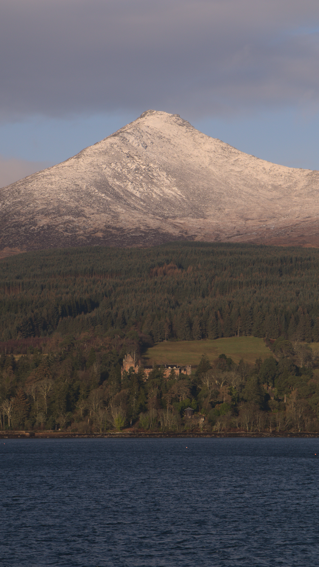 Brodick Castle and Goatfell